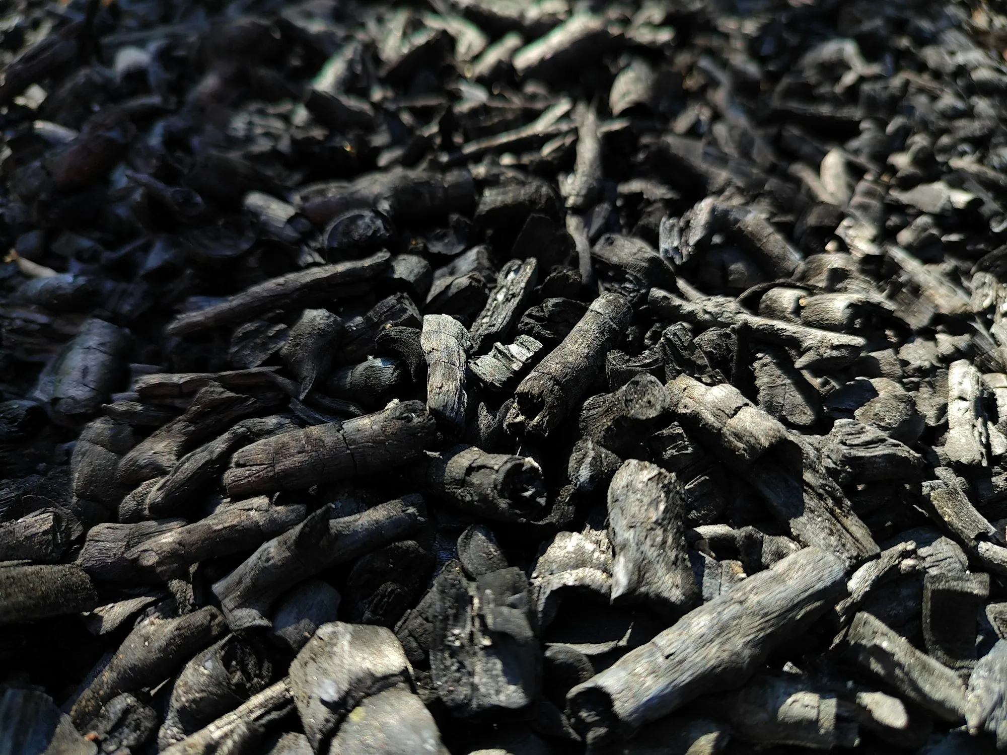 Carbon Filtration Systems in Lake Forest, CA Pile of black charcoal pieces